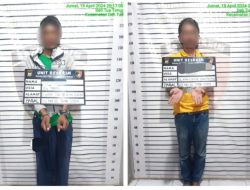 Dua warga ditangkap unit Polsek Delitua saat bertransaksi narkoba jenis sabu-sabu