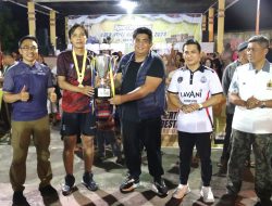 Polres Bintan Raih Juara 1 Turnamen Bola Voli Bupati Bintan Cup