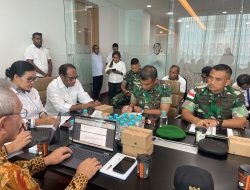 Dansatgas Yonif 122/TS Bersama Pemda Papua Hadiri Rapat Koordinasi