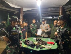 Satgas Yonif 122/TS Berhasil Tangkap 3 WNA
