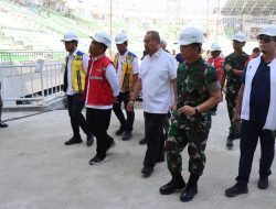 Kapolresta Deli Serdang Dampingi Waka Polda Sumut Saat Kunjungan Menteri PMK ke Stadion Utama Sport Centre Batangkuis