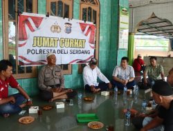 Dengarkan Keluhan Dan Masukan Masyarakat, Polresta Deli Serdang Rutin Gelar Kegiatan Jumat Curhat