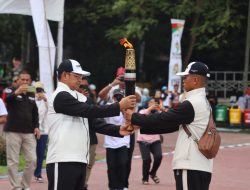 Kapolresta Deli Serdang Hadiri Upacara Kirab Api PON XXI Aceh – Sumut Tahun 2024