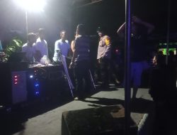Mendapati Laporan Dari Masyarakat, Polsek Tanjung Morawa Bubarkan Acara Hiburan Yang Mengganggu Kamtibmas