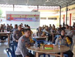 Polresta Deli Serdang Ikuti Nobar Pelantikan Presiden dan Wakil Presiden RI