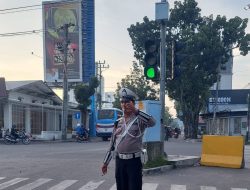 Satlantas Polrestabes Medan, Selalu Atur Arus Lalulintas Tiap Pagi