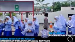 Satlantas Polrestabes Medan Jamu Siswa SD untuk Belajar Lalulintas