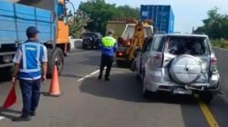 Polrestabes Medan Tangani 7 Mobil Kecelakan Beruntun di Jalan Tol Belawan
