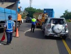 Polrestabes Medan Tangani 7 Mobil Kecelakan Beruntun di Jalan Tol Belawan