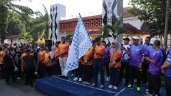 Polresta Deli Serdang Ikuti Fun Walk Peringati Hari Jadi Ke-80 Kabupaten Deli Serdang dan HUT APKASI ke 26
