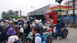 Antrean Pengisian BBM Mengular, Polresta Deli Serdang Lakukan Pengamanan dan Pengaturan Jalur Disetiap SPBU