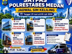 Pelayanan SIM Keliling Polrestabes Medan Perpanjang Masa Berlaku di Juli 2026