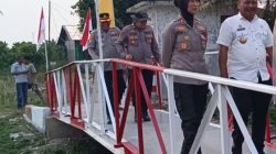 Kapolresta Deli Serdang Resmikan Jembatan Merah Putih, Perkuat Akses dan Mobilitas Warga Desa Pardamean dan Wonosari